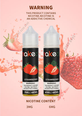 Vape लिक्विड ई-सिगरेट ऑयल स्ट्रॉबेरी स्वाद 5mg 6mg निकोटिन MSDS