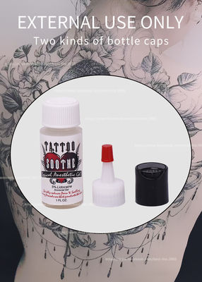 TKTX 1 FL OZ टैटू नंबिंग जेल स्थायी मेकअप के लिए शांत संवेदनाहारी जेल