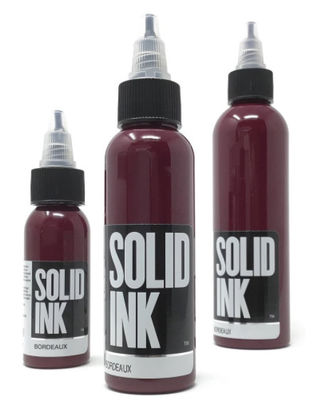 बोर्डो सॉलिड इंक टैटू इंक 60ML 120ML FDA स्वीकृत टैटू इंक