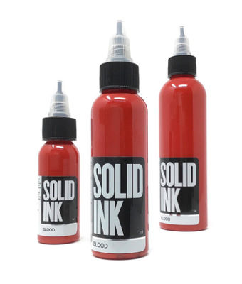 सॉलिड नेचुरल वेगन टैटू इंक ब्लड प्योर परमानेंट मेकअप पिगमेंट 30ML 60ML 120ML 260ML