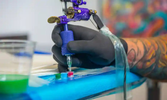 डार्क ब्लू सॉलिड इंक टैटू इंक 30ML 60ML 120ML ऑर्गेनिक पिगमेंट