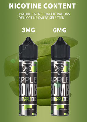VGOD Vape जूस ई-लिक्विड 5mg 6mg निकोटीन सॉल्ट Vape लिक्विड ई-जूस MSDS सर्टिफिकेट के साथ