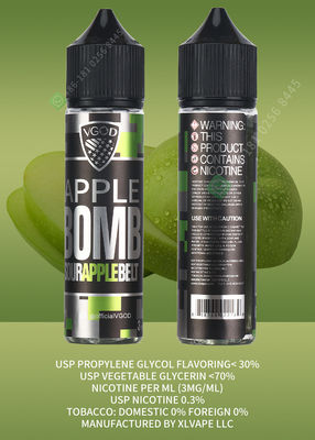 VGOD Vape जूस ई-लिक्विड तम्बाकू ई-जूस Pg Vg इलेक्ट्रॉनिक सिगरेट वैपिंग लिक्विड के लिए