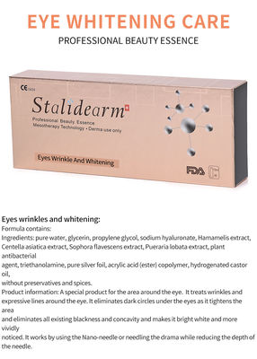 पेशेवर नेत्र देखभाल सीरम सेट 10ml झुर्रियों को कम करने के लिए सफेद एंटी-एजिंग एसेन्स प्राइवेट लेबल स्टैलीडर्म