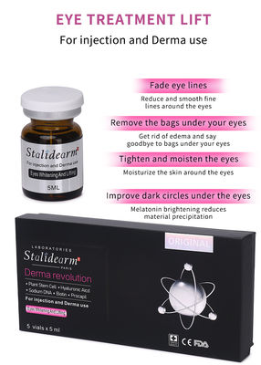 सौंदर्य उत्पाद चेहरा इंजेक्शन योग्य एसिड Hyaluronic प्राकृतिक आंखों के नीचे 5ml विरोधी उम्र बढ़ने आंखों का सफेद और उठाने त्वचा भरने