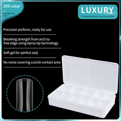 500pcs Long Ballerina Square Shape Press On Nails आधा कवर नकली नाखून महिलाओं के लिए