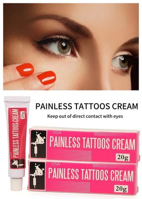 Painless Tattoo Numbing Cream 20g for Eyebrow Lip Tattoo with 3-4 Hours Pain Relief and 1000000PCS/Month Production