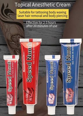 Speed Numb Premium 10g/pcs Tattoo Numbing Cream for Fast Numbing and Semi-Permanent Makeup