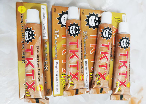 TKTX सुन्न करने वाली क्रीम 75% सुन्न पानी आधारित गैर-चिकना एनेस्थेटिक क्रीम दर्द रहित टैटू और अर्ध-स्थायी मेकअप के लिए