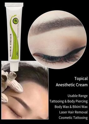 3 से 4 घंटे के लिए 10 ग्राम टैटू एम्बिंग क्रीम दर्द रहित 2-3 मिमी मोटाई और 50-60 मिनट आवेदन