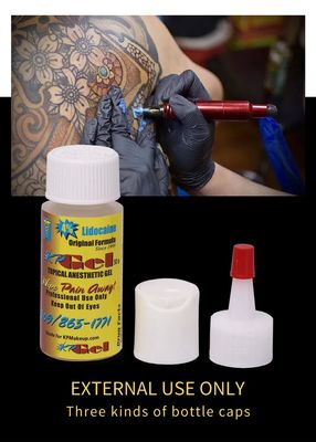 अधिकतम शक्ति दर्द से राहत के लिए 2% लिडोकेन और 1.5% टेट्राकेन के साथ तेजी से काम करने वाला टैटू सुन्न करने वाला जेल