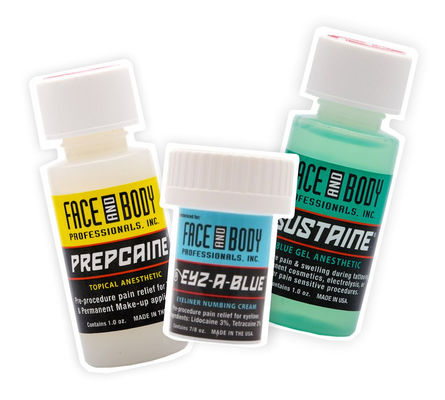 तेजी से कार्य करने वाले टैटू एम्बिंग जेल 2% लिडोकेइन और 1.5% टेट्राकेइन के साथ 1.2 औंस / पीसी में दर्द से राहत के लिए