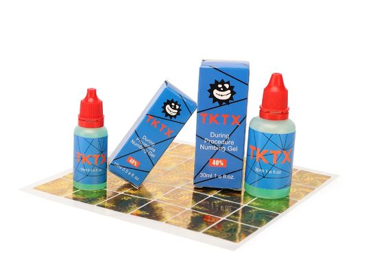 TKTX Numbing Gel 15ml Fast Acting Blue Gel with 9% Lidocaine for Pain Relief दर्द से राहत के लिए 9% लिडोकाइन के साथ तेज क्रिया ब्लू जेल