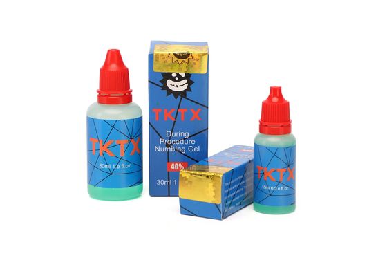 TKTX Numbing Gel 15ml Fast Acting Blue Gel with 9% Lidocaine for Pain Relief दर्द से राहत के लिए 9% लिडोकाइन के साथ तेज क्रिया ब्लू जेल