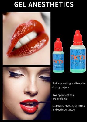 TKTX Numbing Gel 15ml Fast Acting Blue Gel with 9% Lidocaine for Pain Relief दर्द से राहत के लिए 9% लिडोकाइन के साथ तेज क्रिया ब्लू जेल
