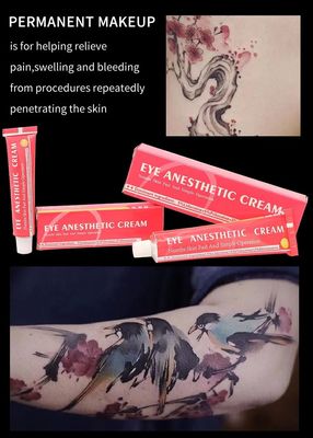 Eye Anesthetic Cream Good Effect for Eyebrows Tattoo Waxing Microneedling Microblading Facial Lip Fillers Numbing Cream