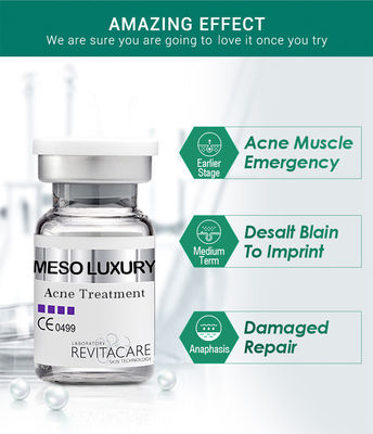 MESO LUXURY स्किन बूस्टर शुद्ध पौधे मुँहासे स्पष्ट सीरम सफेद मेसोथेरेपी समाधान मुँहासे उपचार के लिए