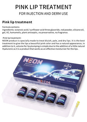 गुलाबी होंठ उपचार सीरम Mesotherapy होंठ मरम्मत सीरम इंजेक्शन 0.17 fl oz