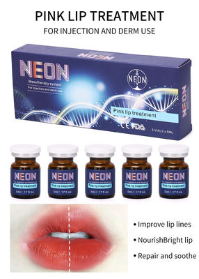 गुलाबी होंठ उपचार सीरम Mesotherapy होंठ मरम्मत सीरम इंजेक्शन 0.17 fl oz