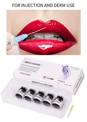 MESO LUXURY मेसोथेरेपी सॉल्यूशन इंजेक्शन योग्य Hyaluronic एसिड त्वचा बूस्टर