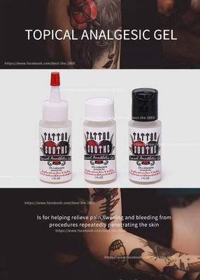 TKTX 1 FL OZ टैटू नंबिंग जेल स्थायी मेकअप के लिए शांत संवेदनाहारी जेल