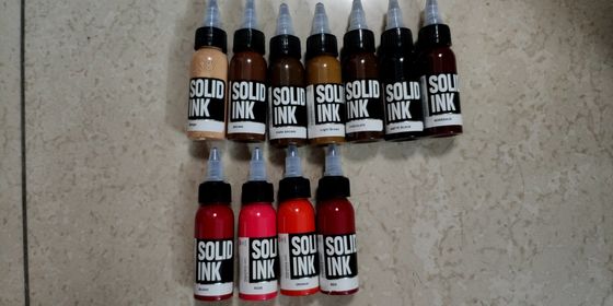 प्राकृतिक रंग स्थायी मेकअप वर्णक 30ML 60ML ठोस स्याही टैटू स्याही