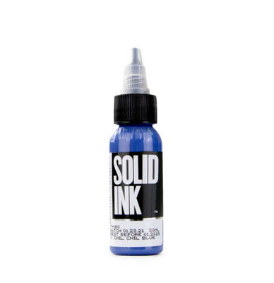 सॉलिड ब्लू वाइब्रेंट टैटू इंक क्रूरता मुक्त 30ml 60ml 120ml 260ml
