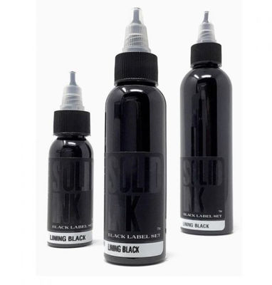 अस्तर ब्लैक बॉडी सॉलिड इंक टैटू इंक अस्थायी शुद्ध वर्णक 120ML 260ML