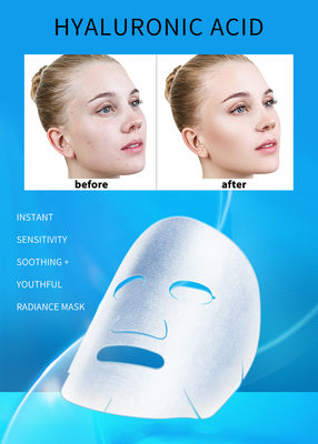 शुद्ध सामग्री मॉइस्चराइजिंग चेहरे का मुखौटा 7pcs Hyaluronic एसिड तंग त्वचा