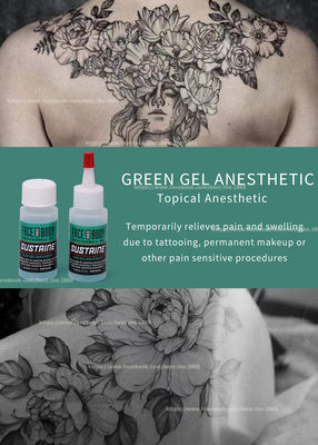Green Sustaine Numbing Gel 35ML Anti Allergy Anesthetic Gel For Tattoo