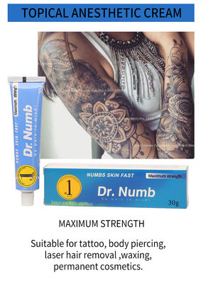 DR NUMB 10g Tattoo Painless Cream Lidocaine Cream Permanent Makeup Numbing Cream Eyeliner Tattoo Numb Cream