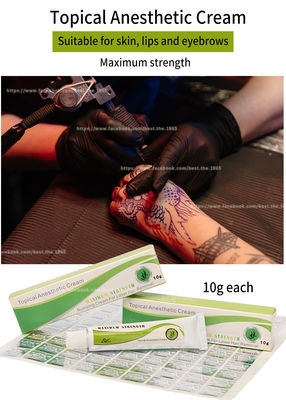 Skin Tattoo Numb Anesthetic Cream 10g Dr Numb Super Numb Effective OEM Available