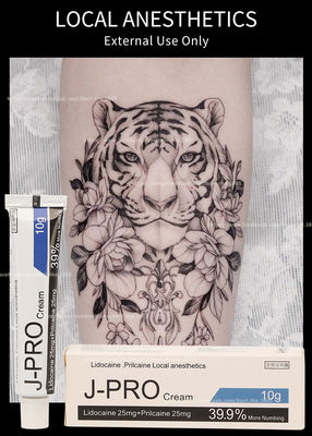 J Pro Tattoo Licocaine numb Cream 10g Stop Pain Anesthetic Cream For Waxing Tattoo Permanent Makeup