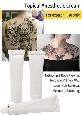 Waxing Tattoo Painless White Tube 30G Numb Anesthetic Cream White 30g Lidocaine TGel polishcal Cream